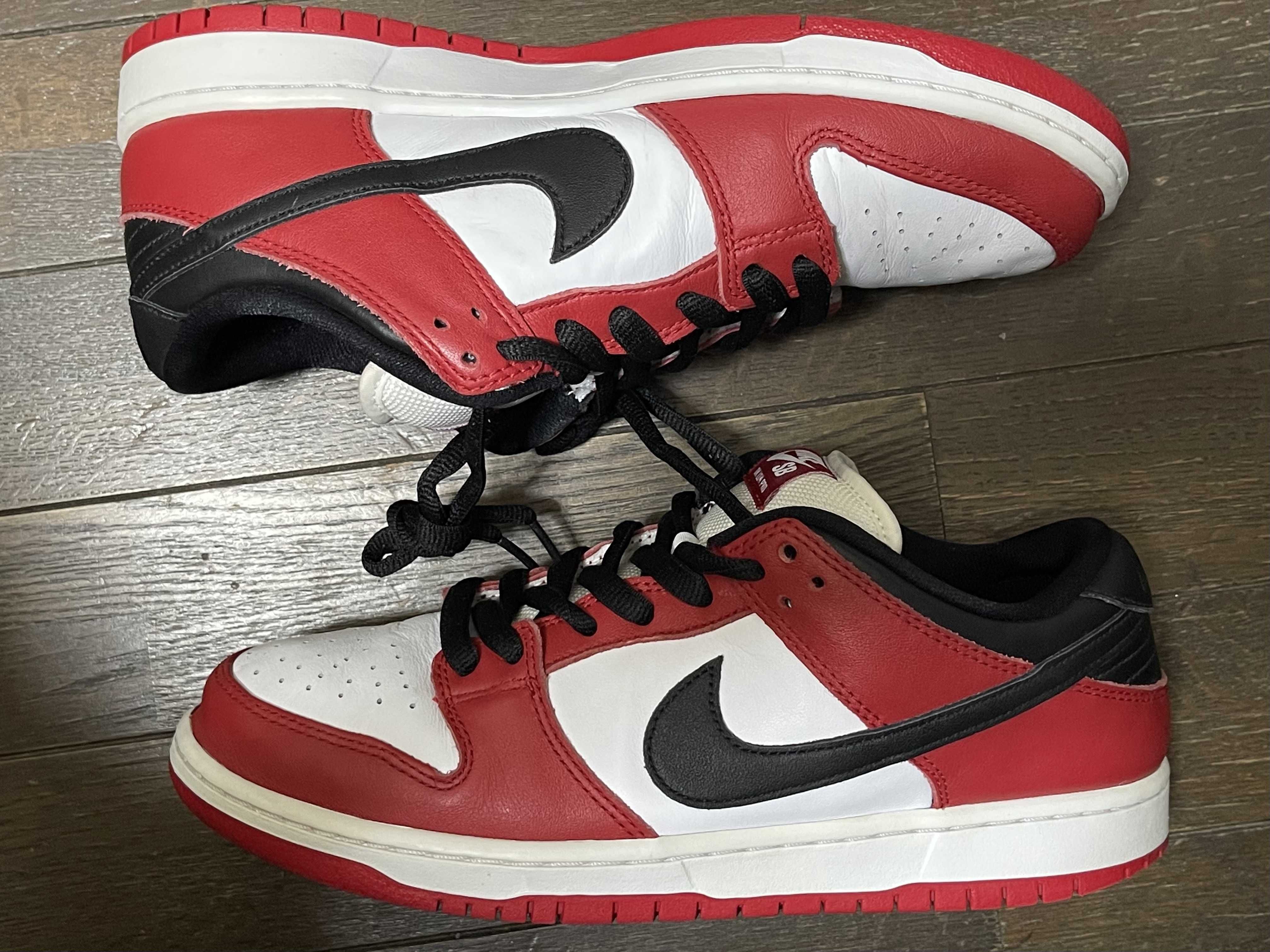 Nike SB Dunk Low Pro "J-Pack Chicago/Varsity Red and White"