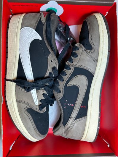 Travis Scott × Nike Air Jordan 1 Low OG SP-T "Black/Dark Mocha"