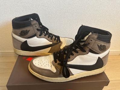 Travis Scott × Nike Air Jordan 1 Retro High OG TS SP "Sail/Dark Mocha"