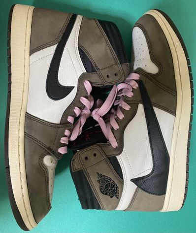 Travis Scott × Nike Air Jordan 1 Retro High OG TS SP "Sail/Dark Mocha"