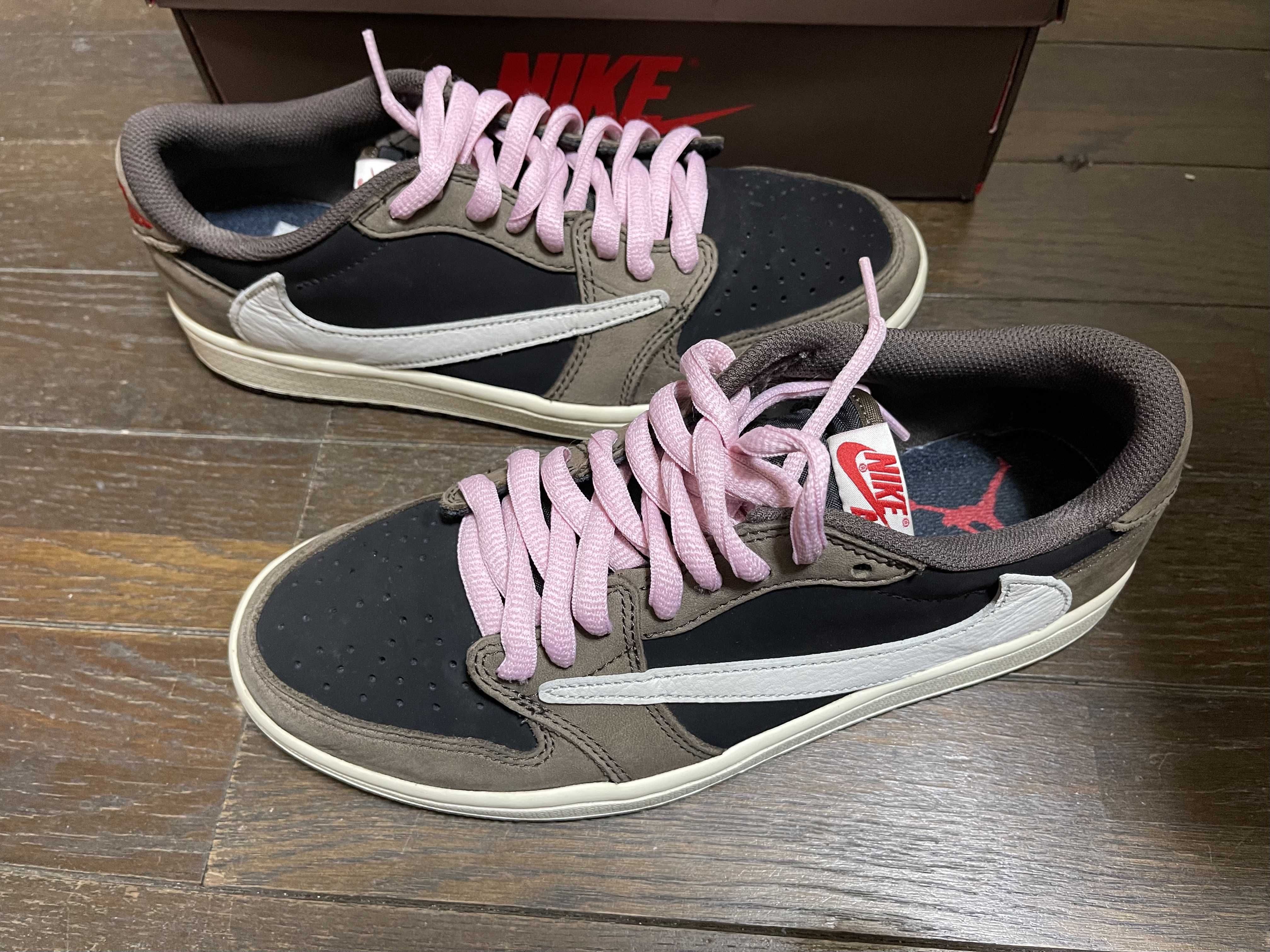 Travis Scott × Nike Air Jordan 1 Low OG SP-T "Black/Dark Mocha"