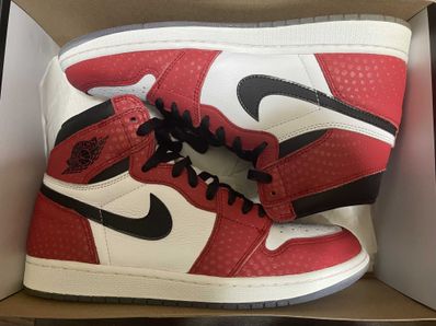 Spiderman × Nike Air Jordan 1 Origin Story "Gym Red/White/Photo Blue/Black"