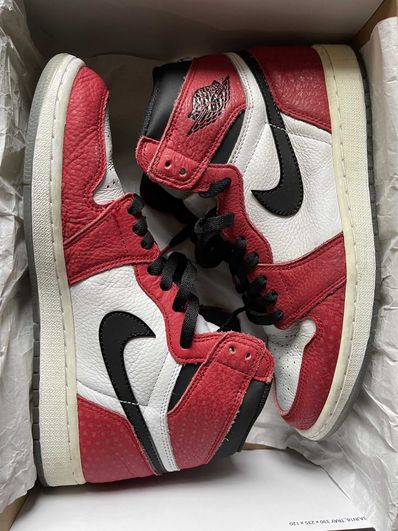 Spiderman × Nike Air Jordan 1 Origin Story "Gym Red/White/Photo Blue/Black"
