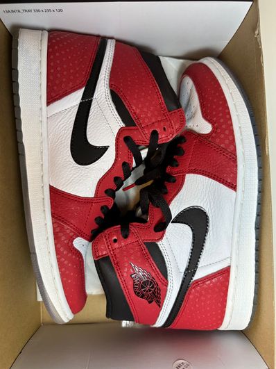 Spiderman × Nike Air Jordan 1 Origin Story "Gym Red/White/Photo Blue/Black"