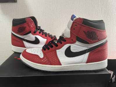 Spiderman × Nike Air Jordan 1 Origin Story "Gym Red/White/Photo Blue/Black"
