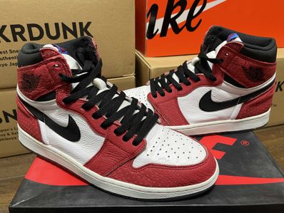 Spiderman × Nike Air Jordan 1 Origin Story "Gym Red/White/Photo Blue/Black"
