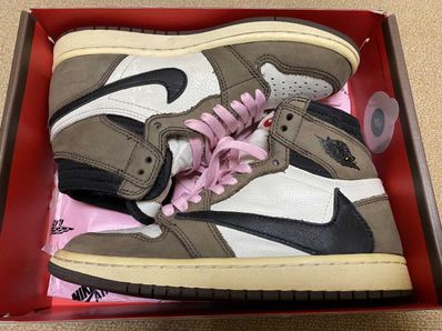Travis Scott × Nike Air Jordan 1 Retro High OG TS SP "Sail/Dark Mocha"