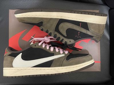 Travis Scott × Nike Air Jordan 1 Low OG SP-T "Black/Dark Mocha"