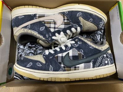 Travis Scott × Nike SB Dunk Low "Black/Parachute Beige"