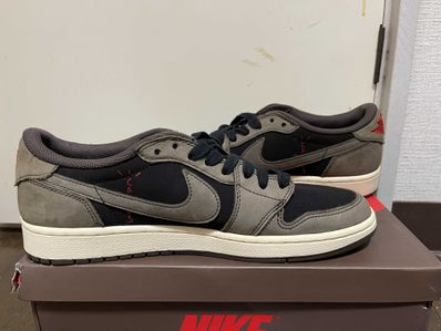 Travis Scott × Nike Air Jordan 1 Low OG SP-T "Black/Dark Mocha"