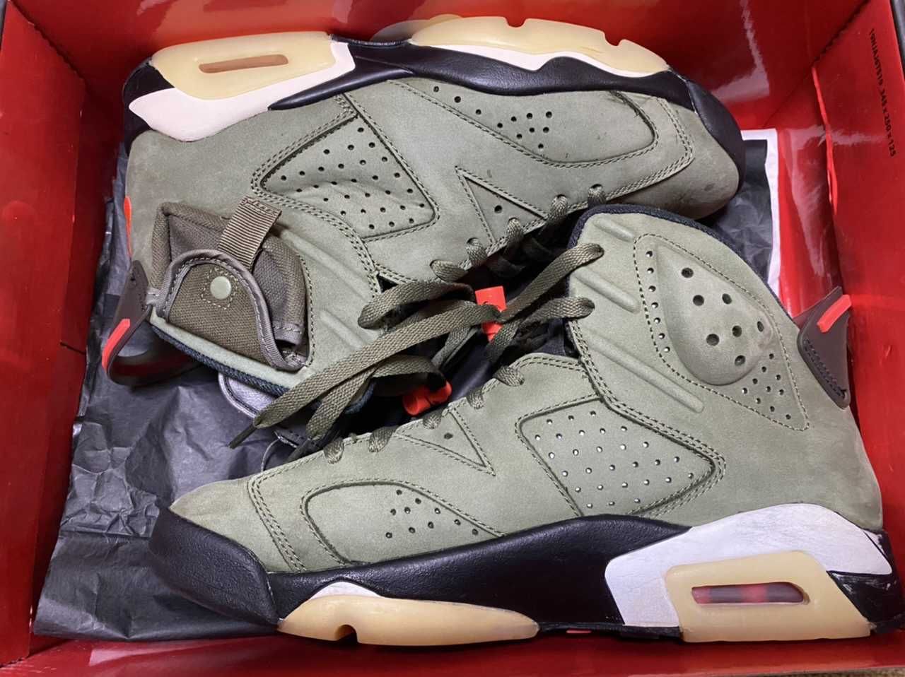 Travis Scott × Nike Air Jordan 6 Retro "Medium Olive"