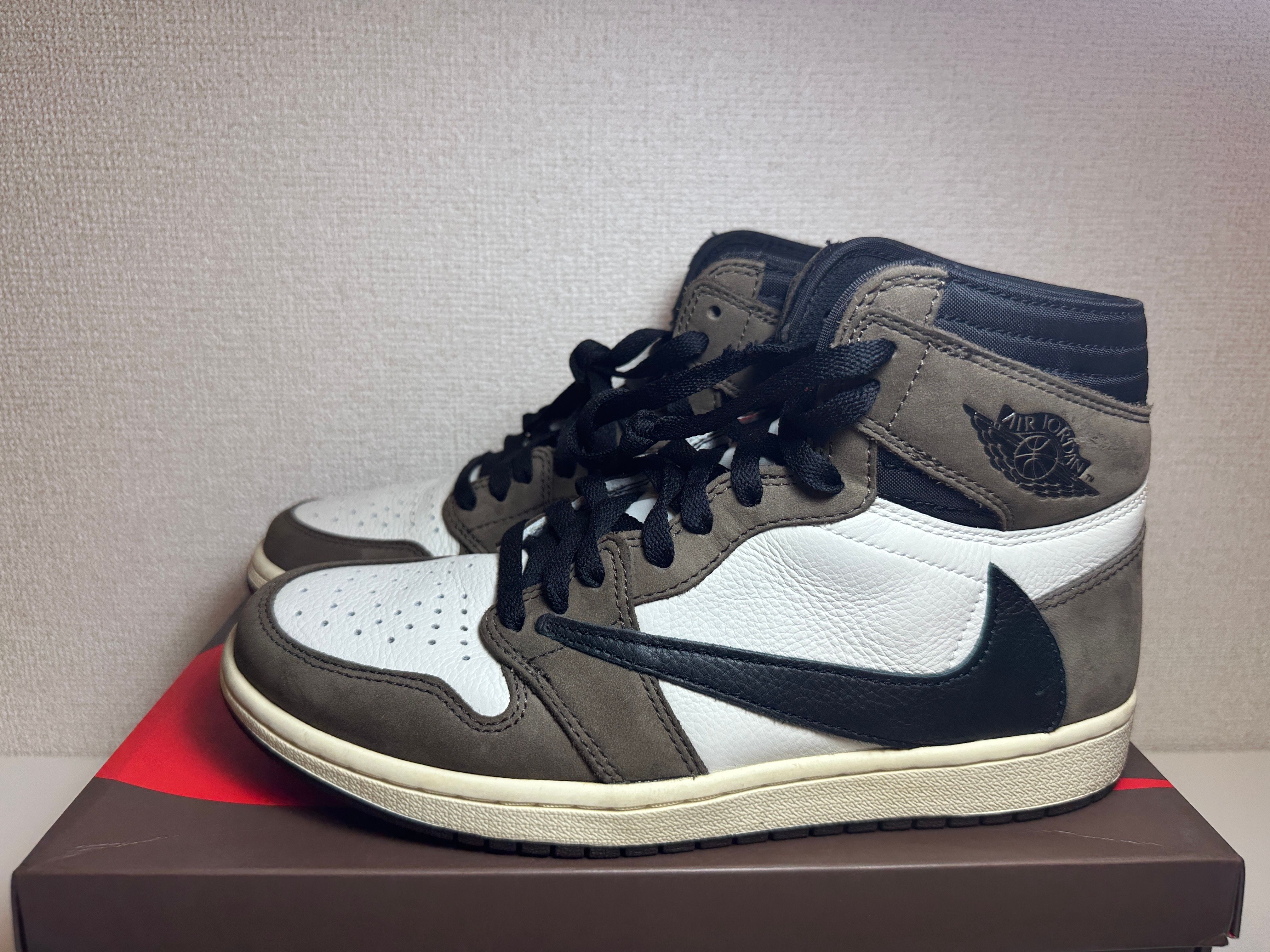 Travis Scott × Nike Air Jordan 1 Retro High OG TS SP "Sail/Dark Mocha"