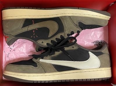 Travis Scott × Nike Air Jordan 1 Low OG SP-T "Black/Dark Mocha"