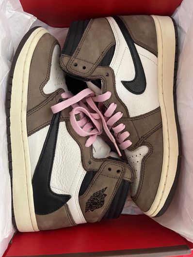 Travis Scott × Nike Air Jordan 1 Retro High OG TS SP "Sail/Dark Mocha"