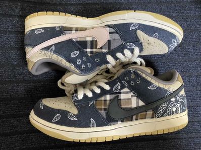 Travis Scott × Nike SB Dunk Low "Black/Parachute Beige"