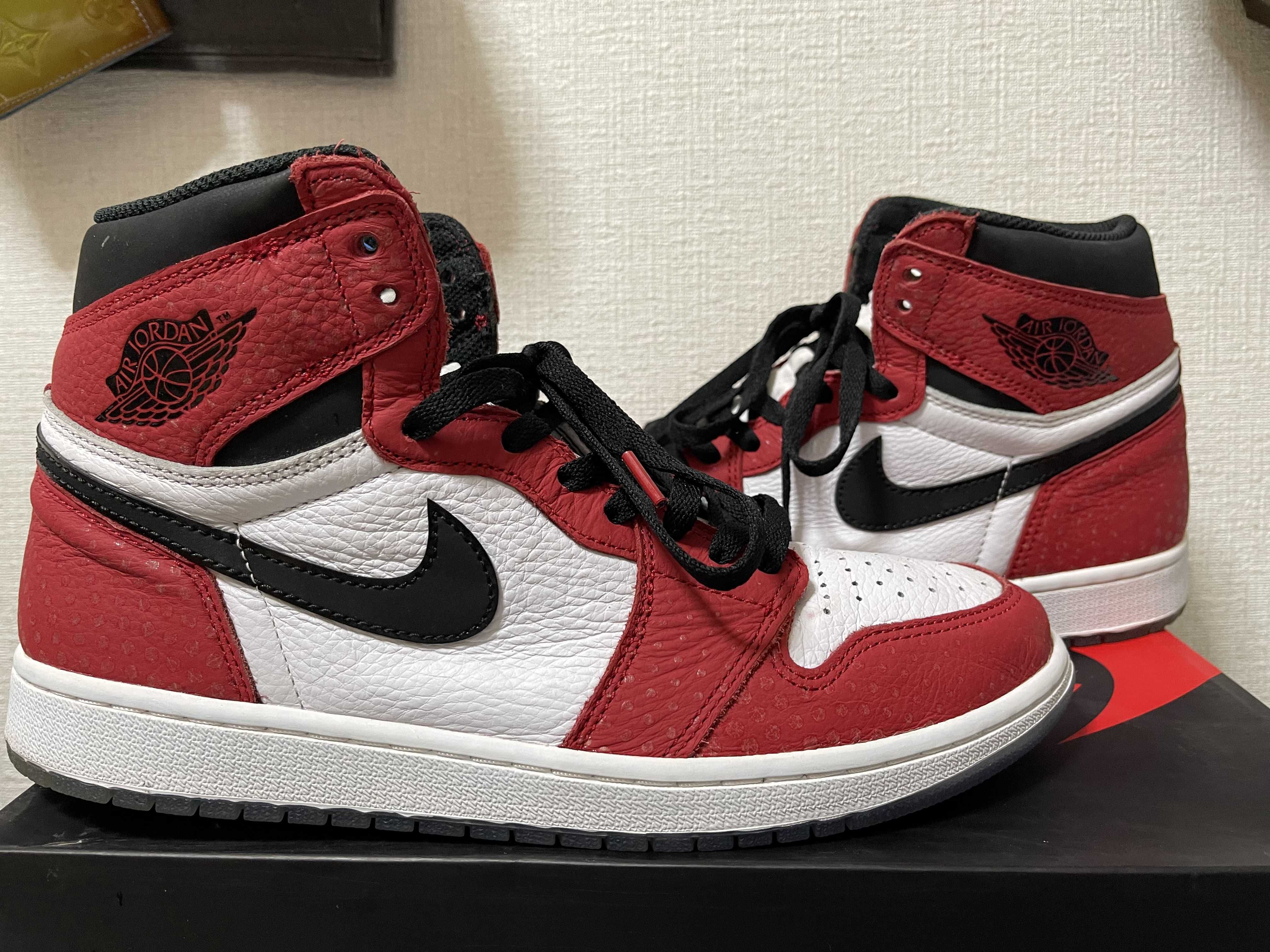 Spiderman × Nike Air Jordan 1 Origin Story "Gym Red/White/Photo Blue/Black"