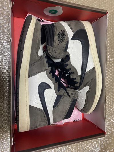 Travis Scott × Nike Air Jordan 1 Retro High OG TS SP "Sail/Dark Mocha"