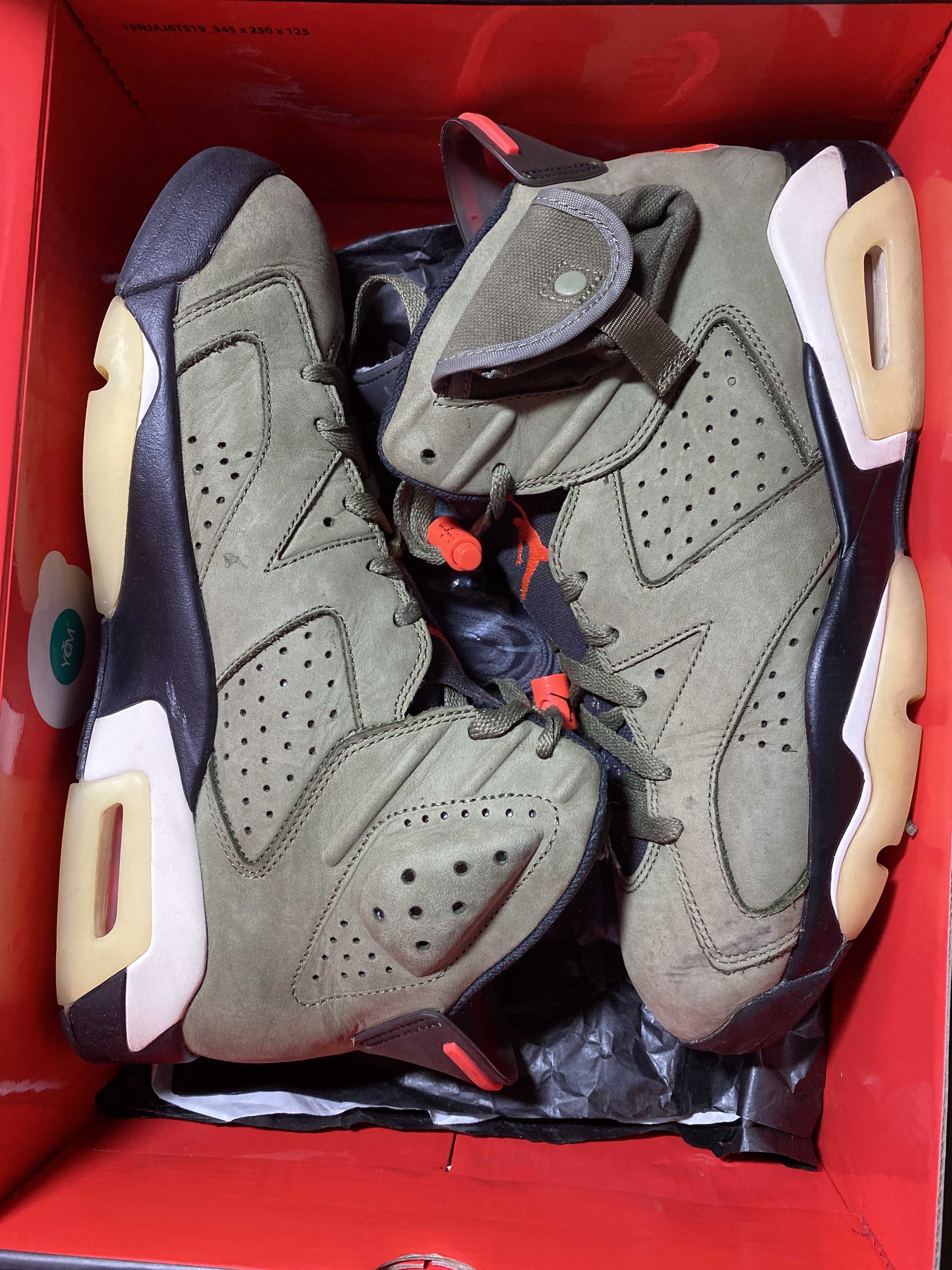 Travis Scott × Nike Air Jordan 6 Retro "Medium Olive"