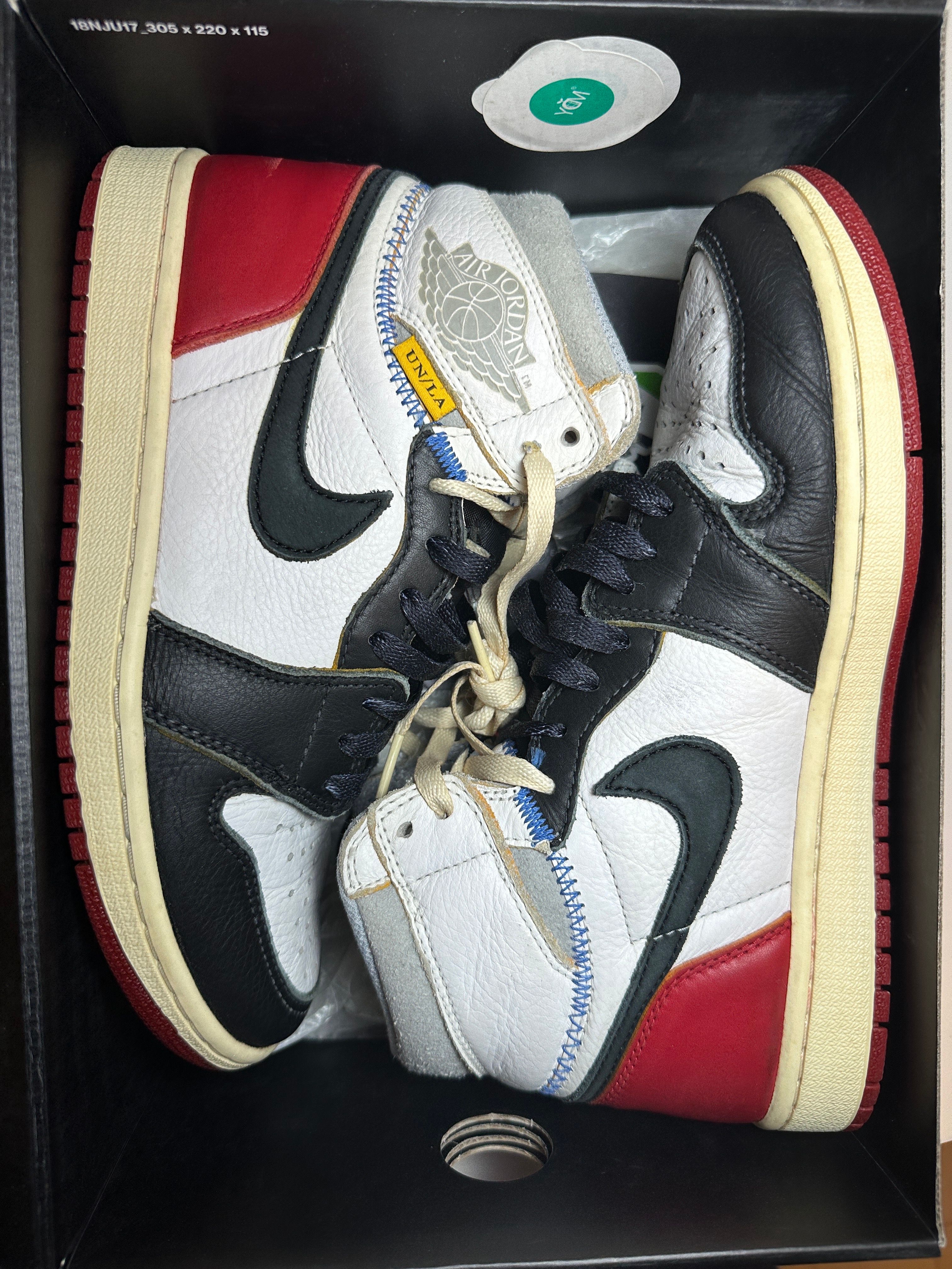 UNION × Nike Air Jordan 1 Retro High OG NRG "Varsity Red/Wolf Grey"