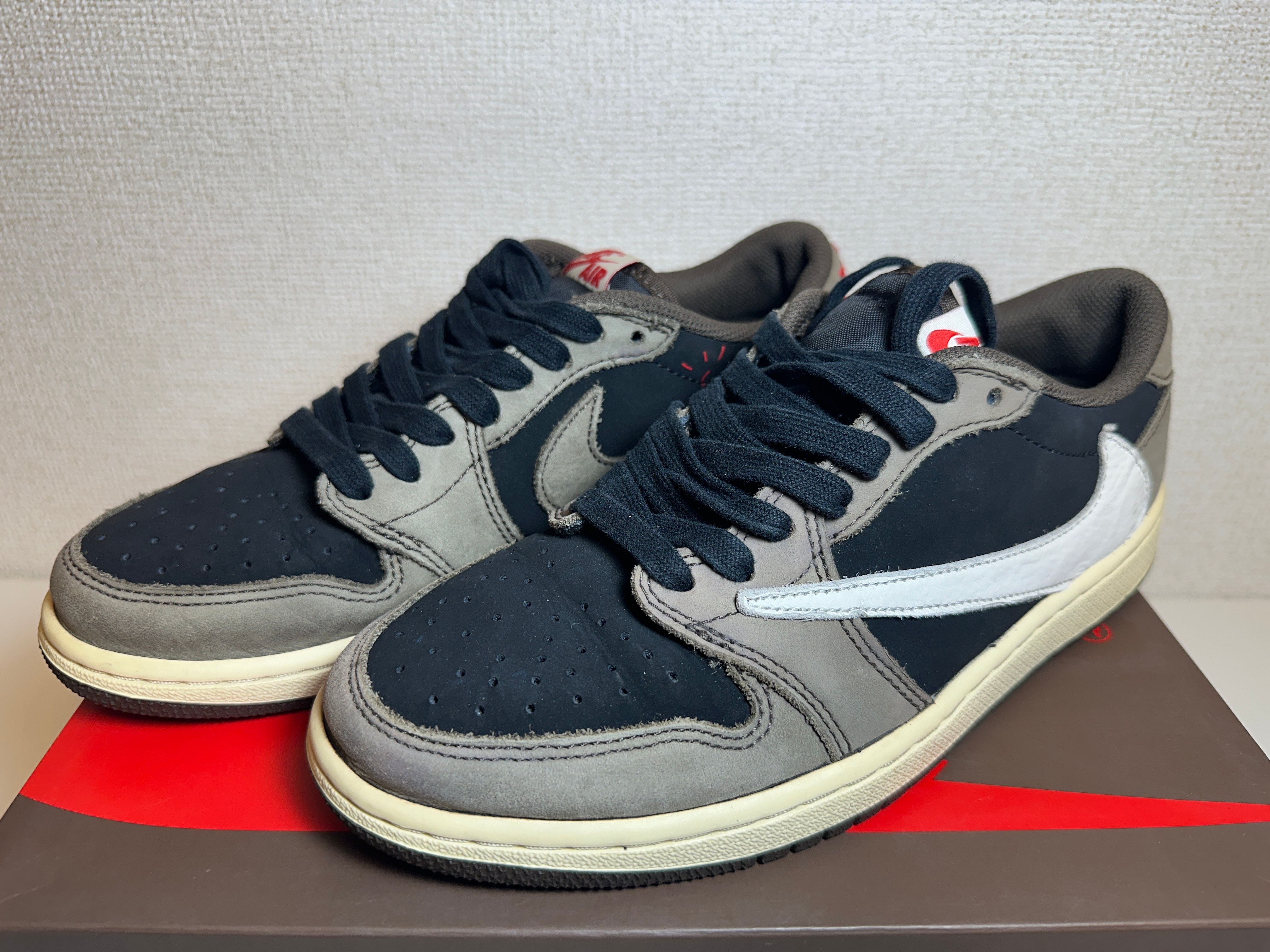 Travis Scott × Nike Air Jordan 1 Low OG SP-T  "Black/Dark Mocha"