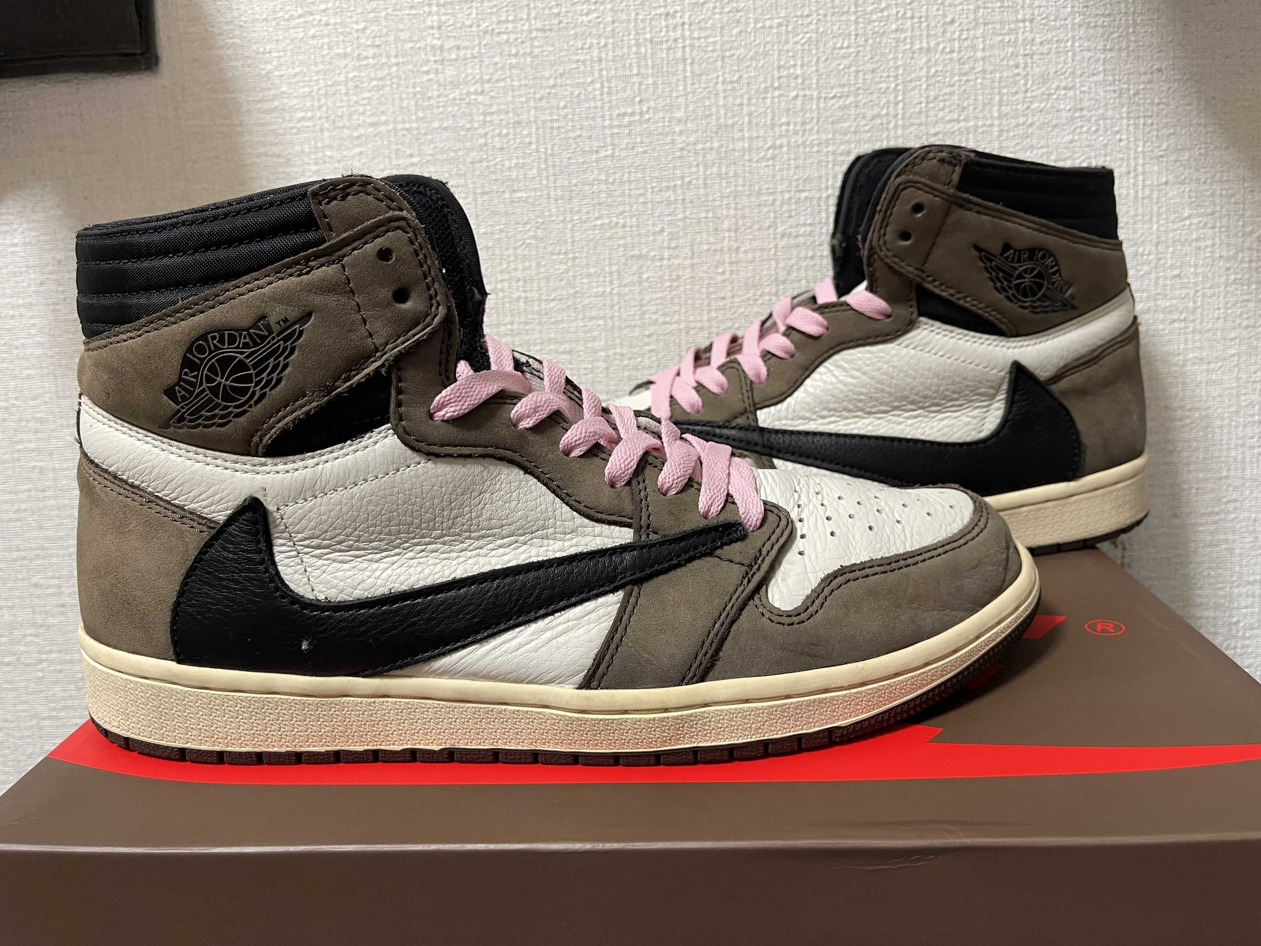 Travis Scott × Nike Air Jordan 1 Retro High OG TS SP "Sail/Dark Mocha"
