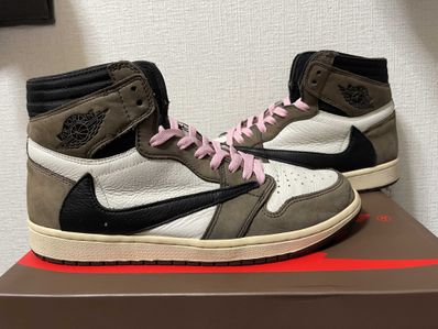 Travis Scott × Nike Air Jordan 1 Retro High OG TS SP "Sail/Dark Mocha"
