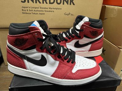Spiderman × Nike Air Jordan 1 Origin Story "Gym Red/White/Photo Blue/Black"