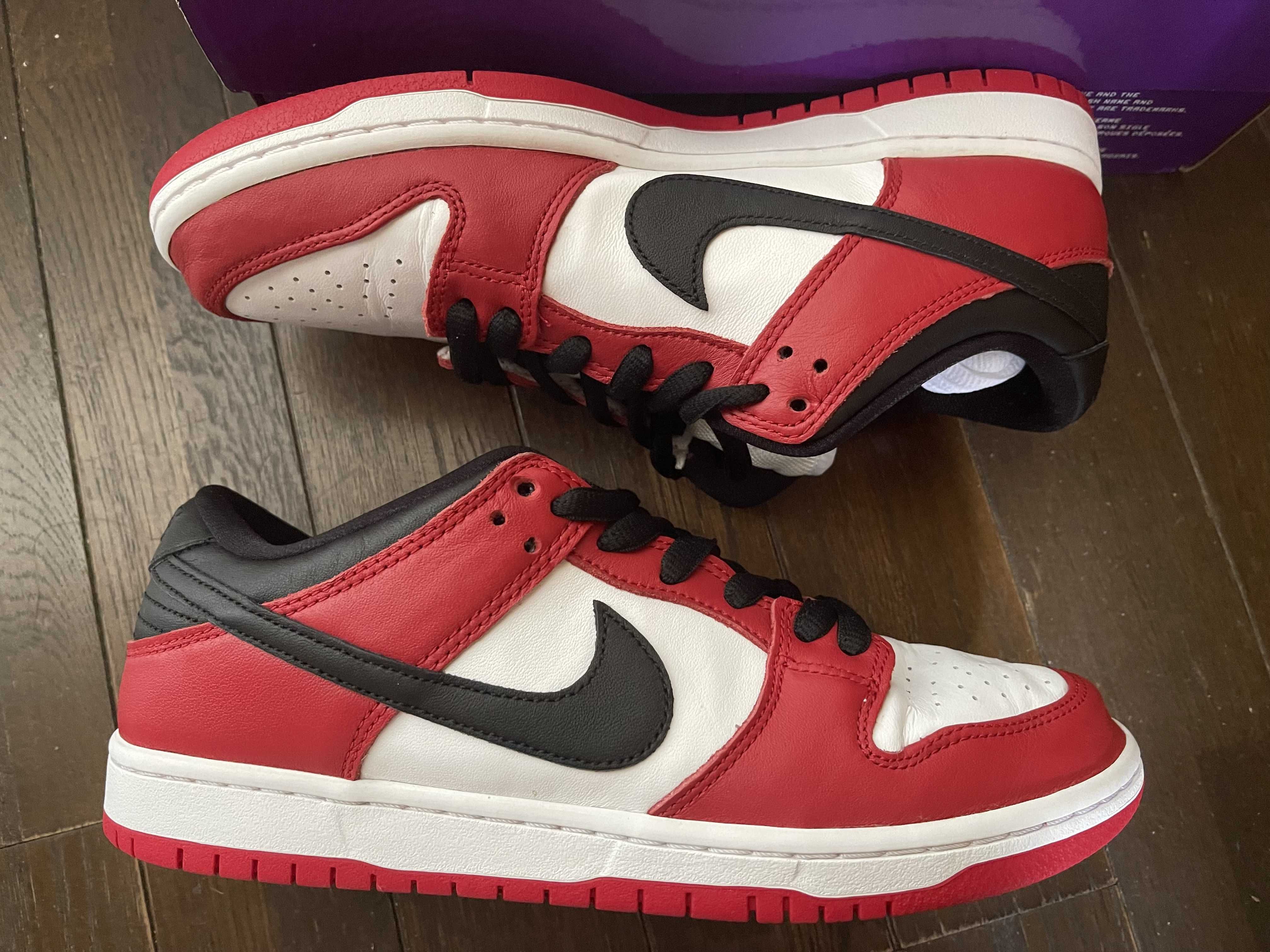 Nike SB Dunk Low Pro "J-Pack Chicago/Varsity Red and White"