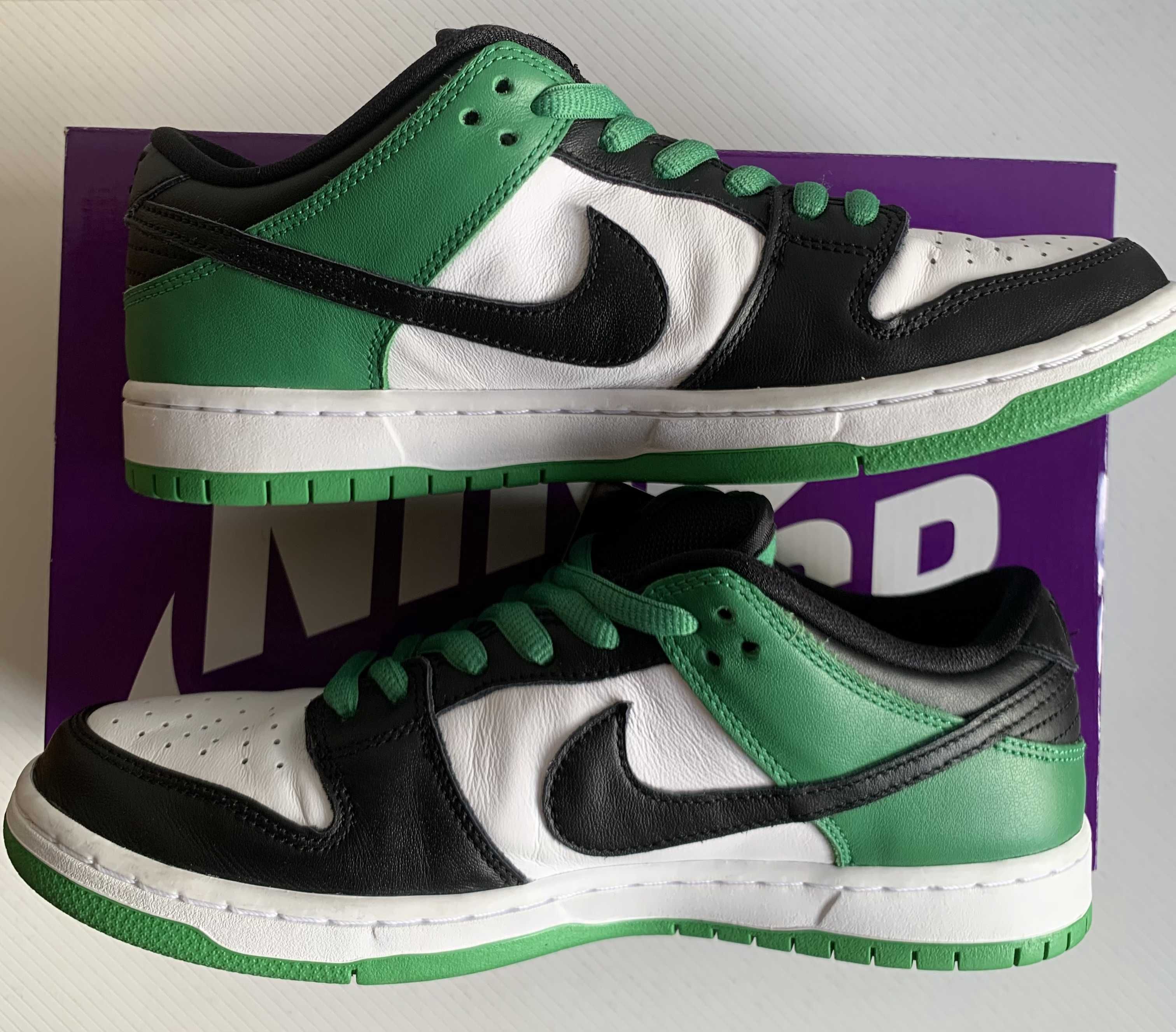 Nike SB Dunk Low Pro "Black and Classic Green"