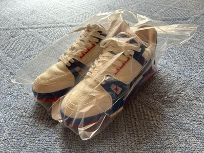 Louis Vuitton LV Trainer Line Sneaker "White/Blue/Red"