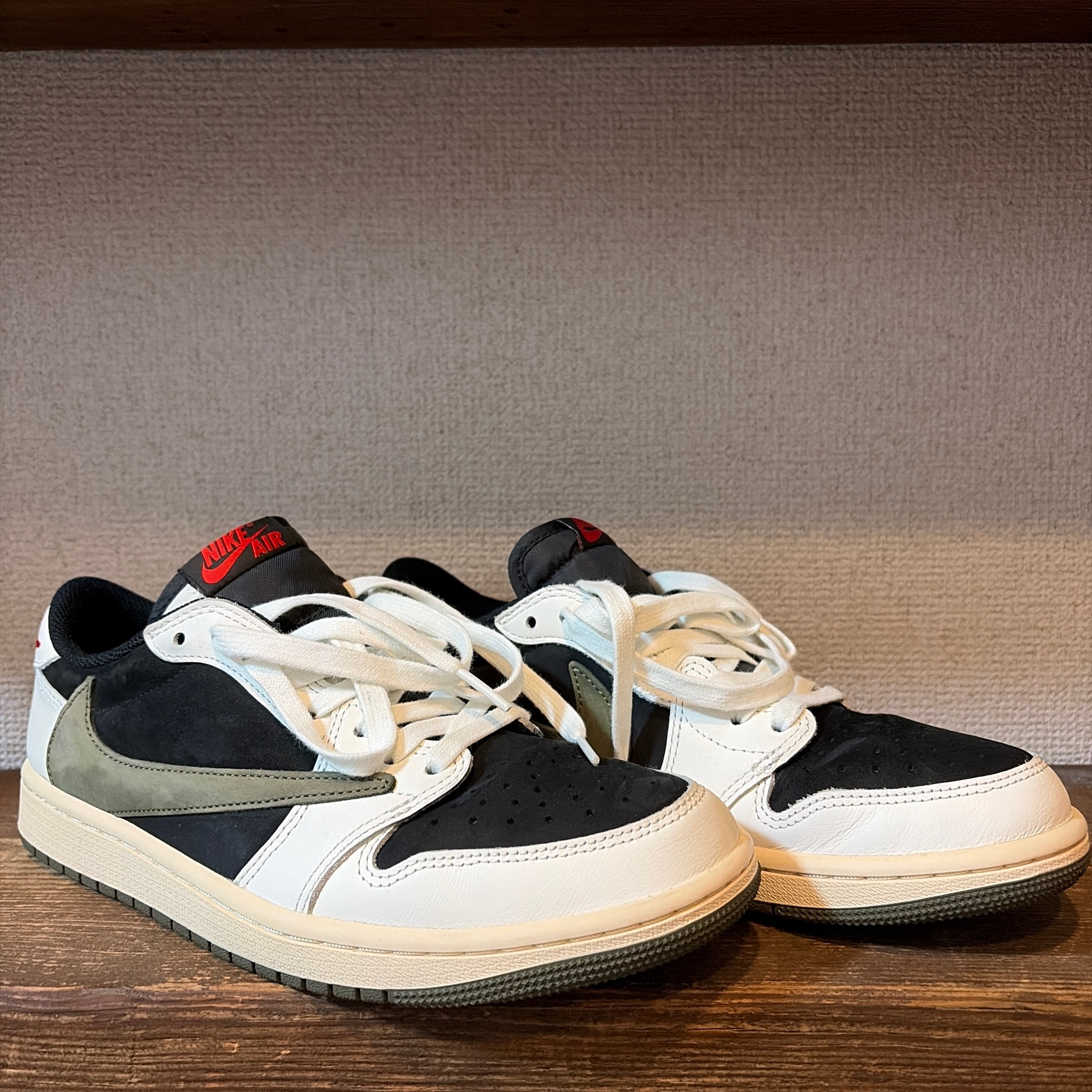 Travis Scott × Nike Women's Air Jordan 1 Low OG "Medium Olive"
