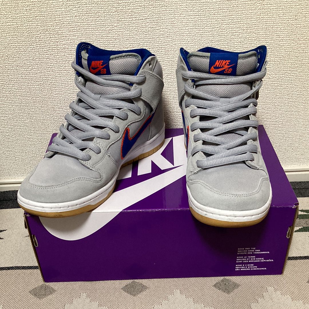 Nike SB Dunk High "Rush Blue and Team Orange/New York Mets"