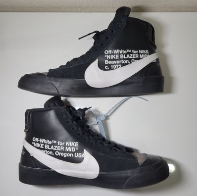 Off-White × Nike Blazer Studio Mid "Grim Reaper"