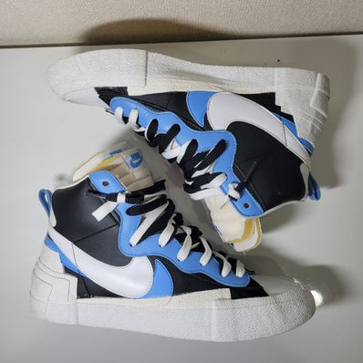 sacai × NIKE BLAZER MID "BLACK / BLUE"