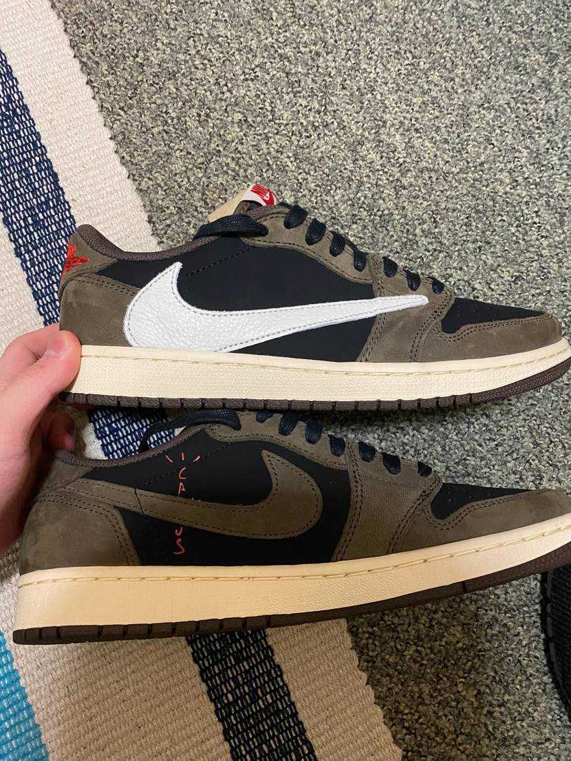 Travis Scott × Nike Air Jordan 1 Low OG SP-T "Black/Dark Mocha"