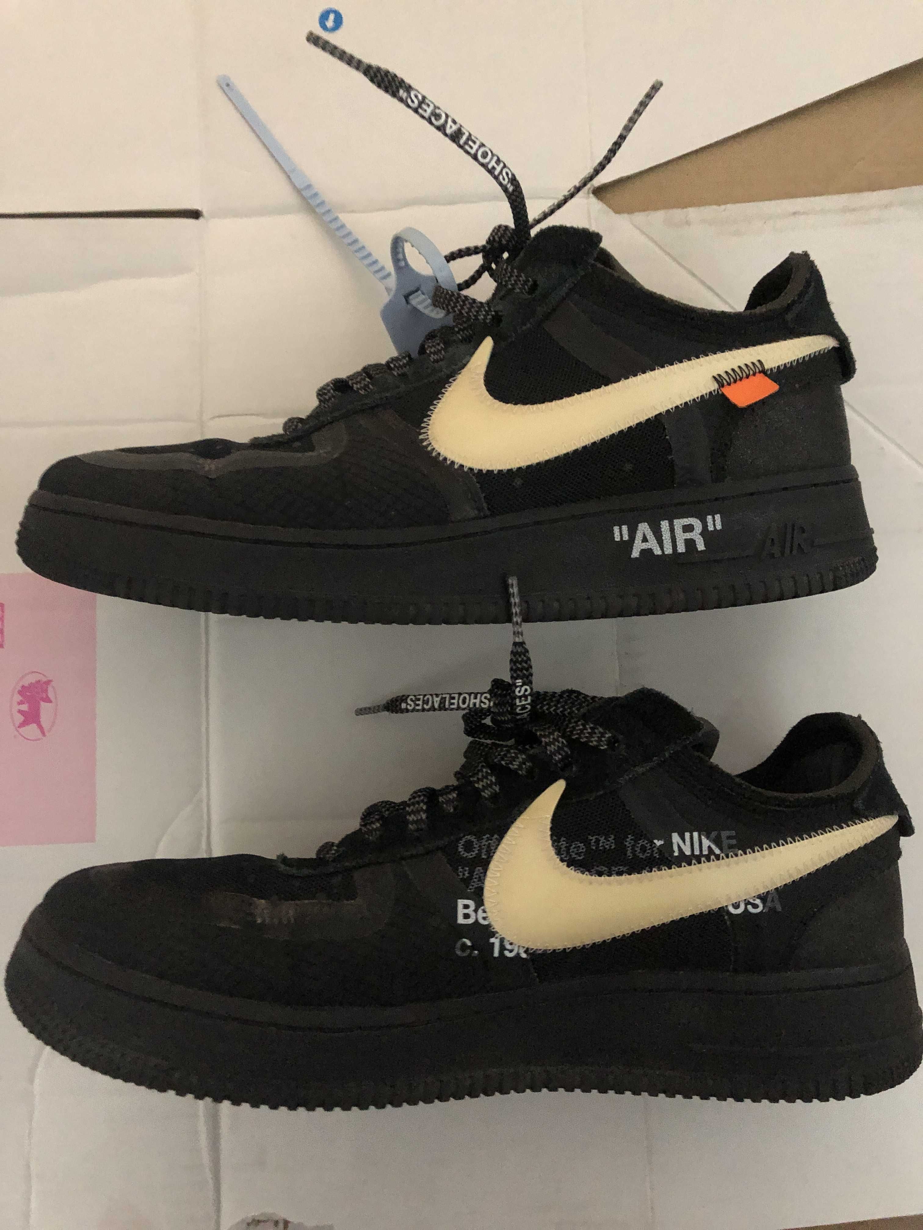 Off-White × Nike Air Force 1 Low "Black"