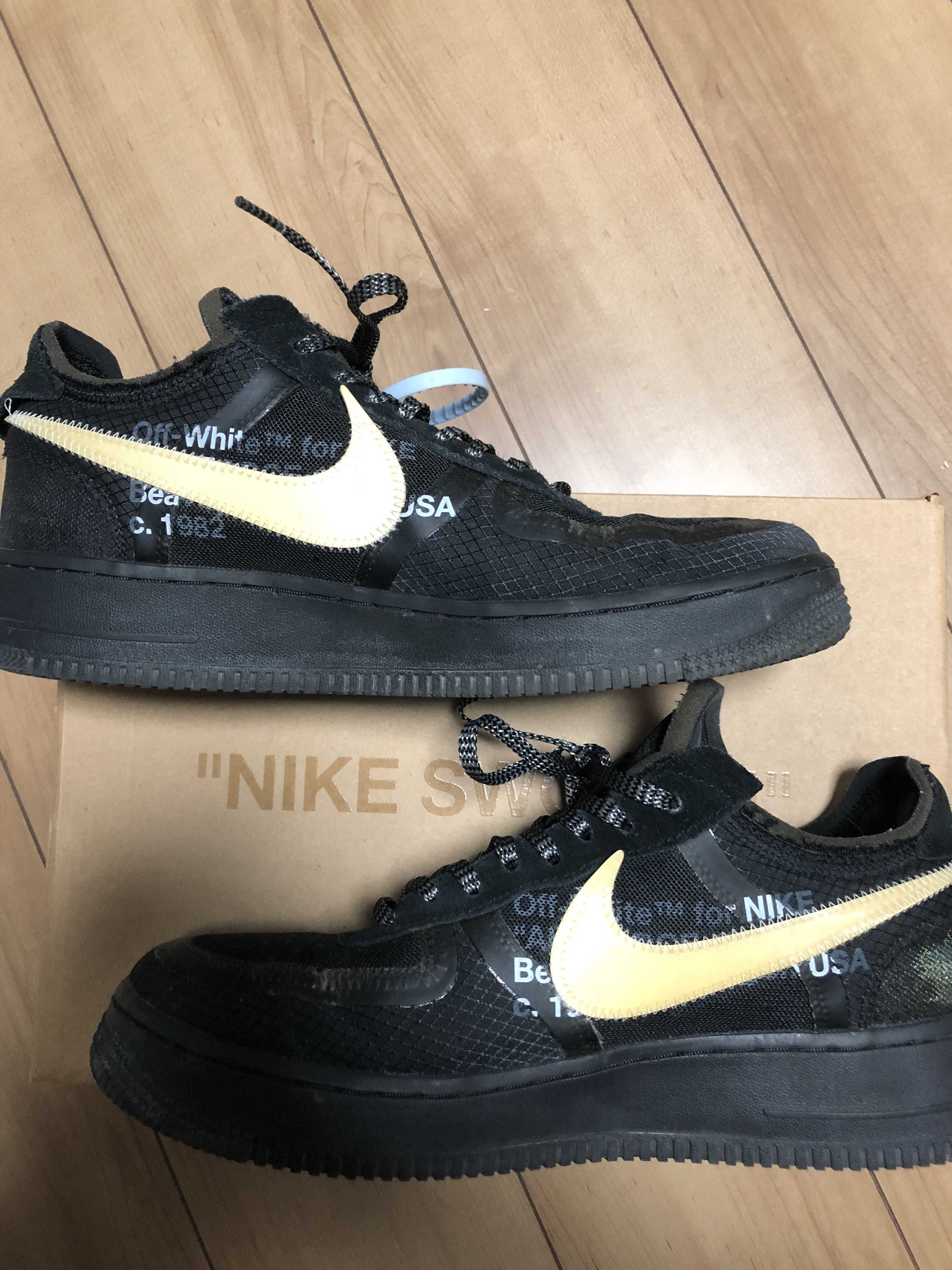 Off-White × Nike Air Force 1 Low "Black"