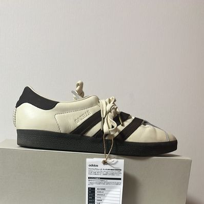 FOOT INDUSTRY × adidas Gazelle "Cream White/Dark Brown"