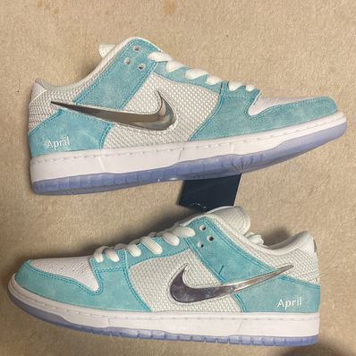 APRIL SKATEBOARDS × Nike SB Dunk Low Pro QS "White and Multi-Color"