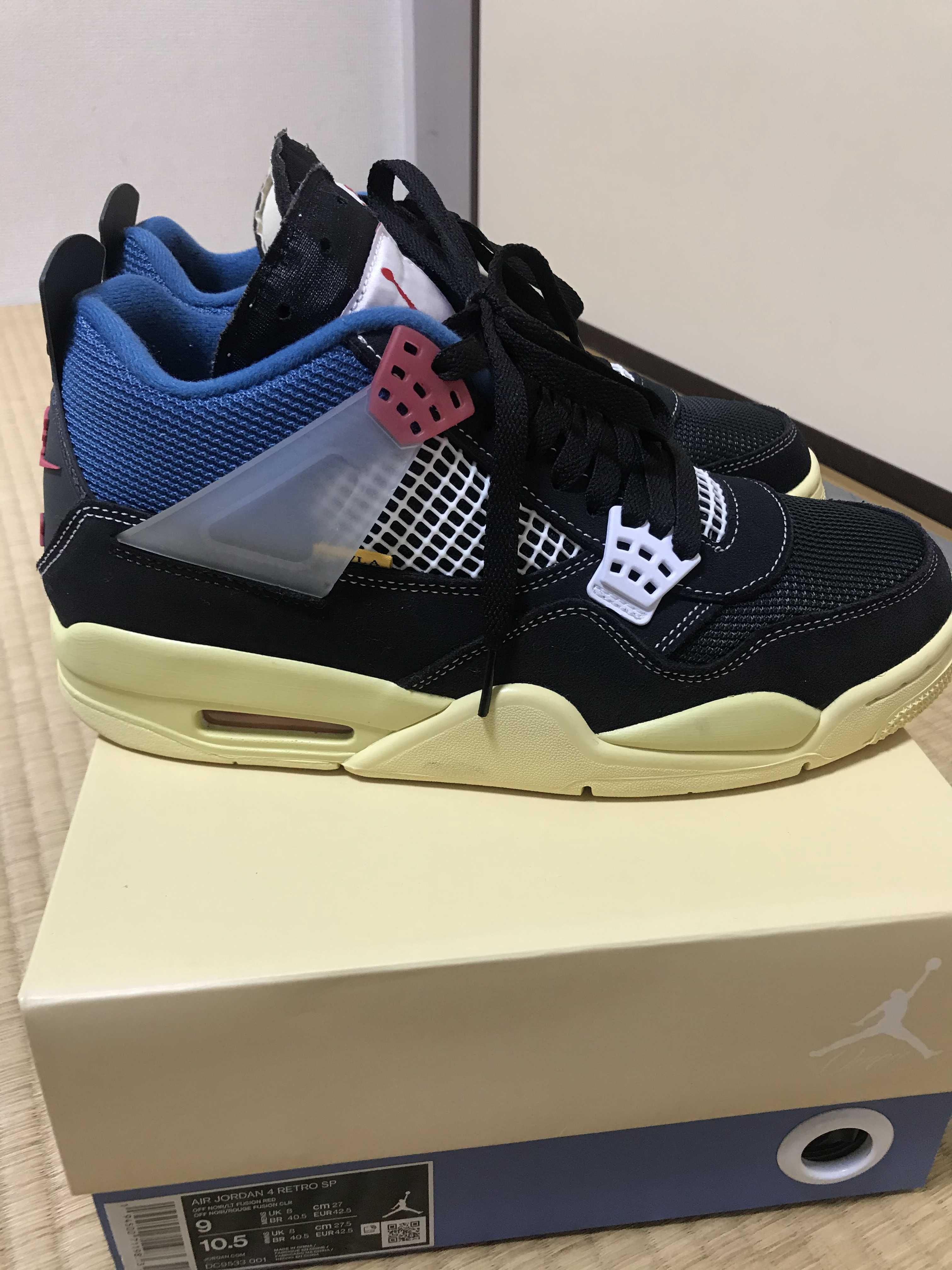 UNION × NIKE AIR JORDAN 4 "OFF NOIR"