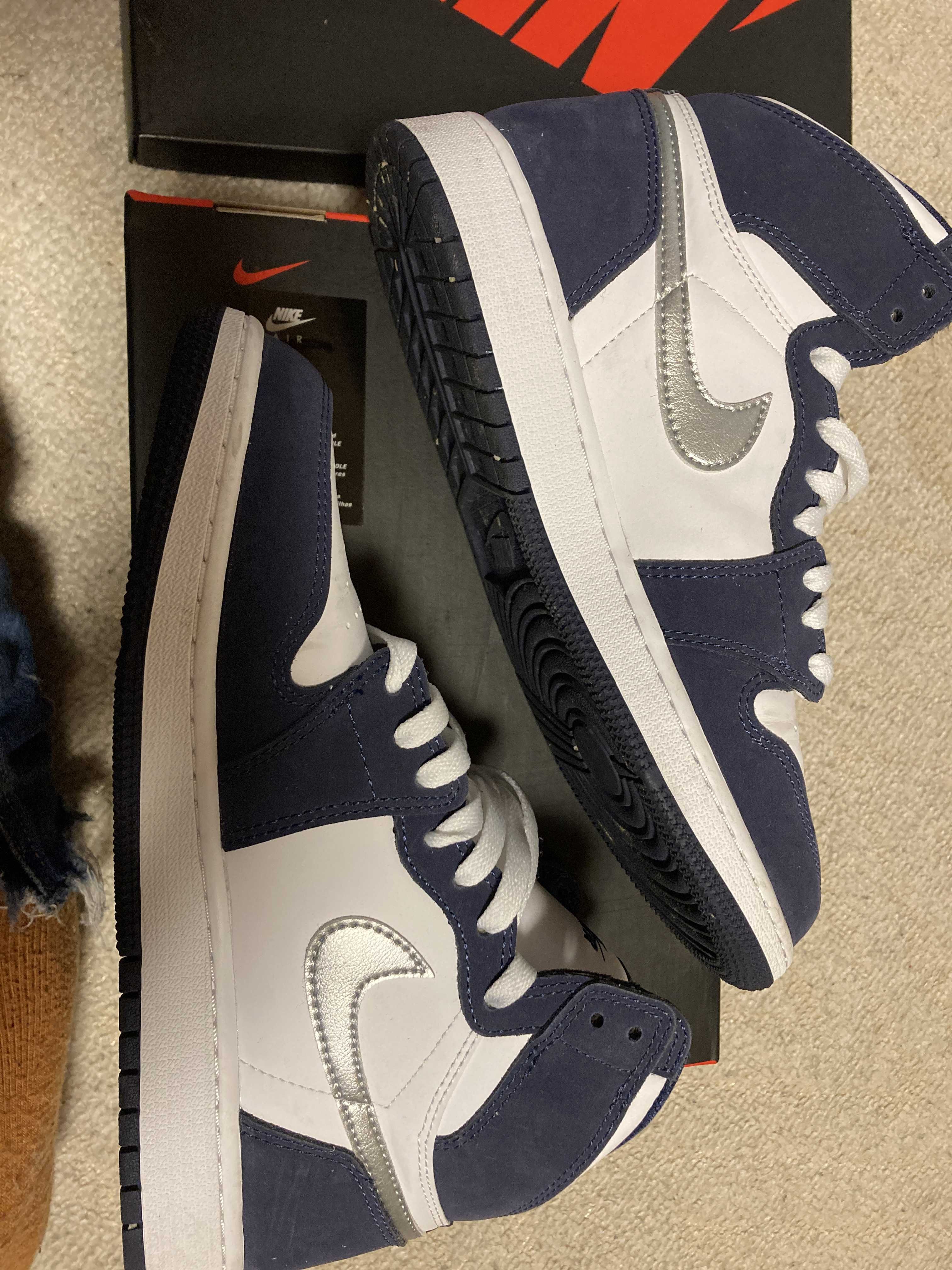 Nike GS Air Jordan 1 High OG CO.JP "Midnight Navy" (2020)(ブリーフケースなし)