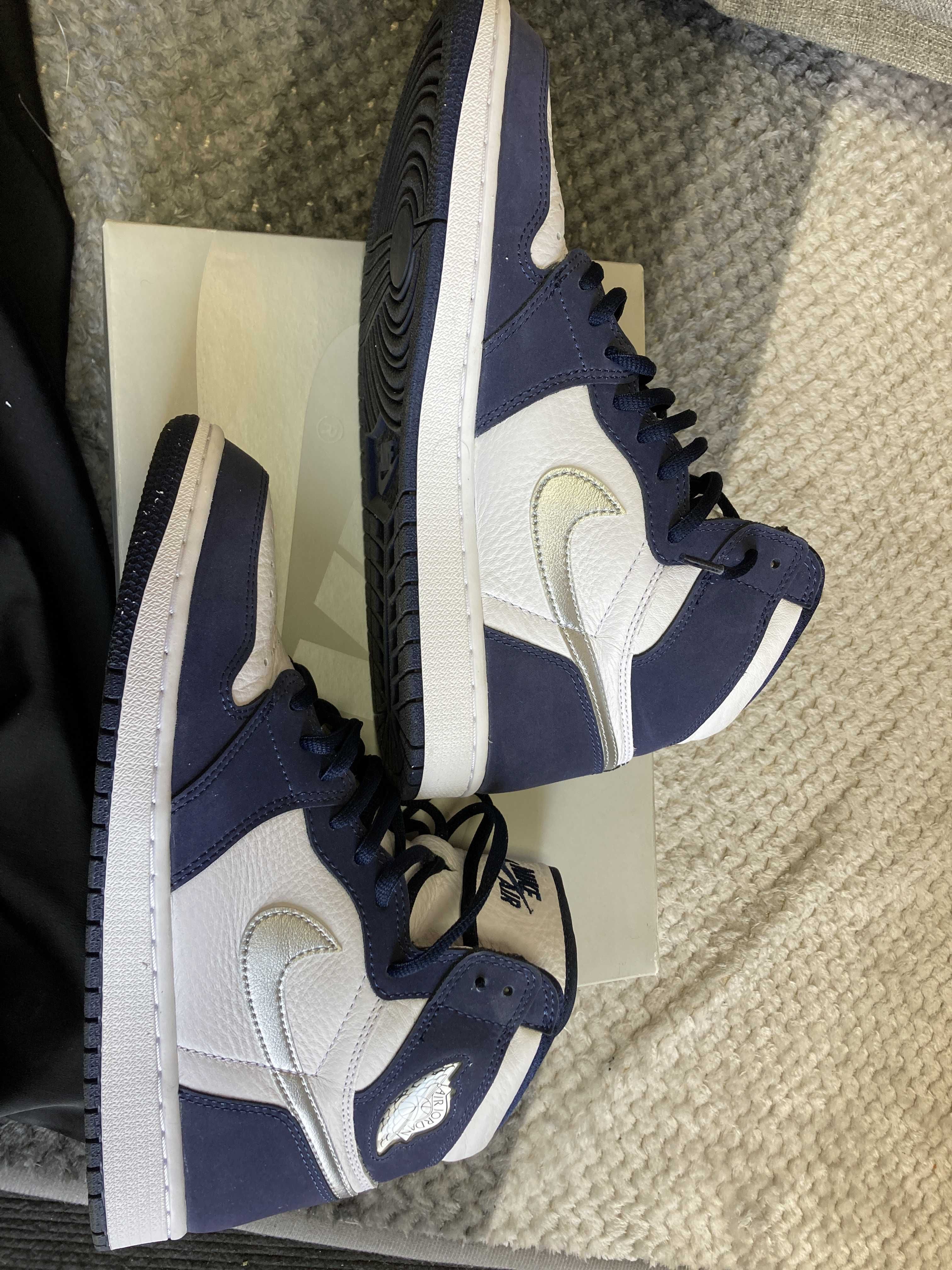 Nike Air Jordan 1 High OG CO.JP "White/Midnight Navy" (2020)(ブリーフケースなし)