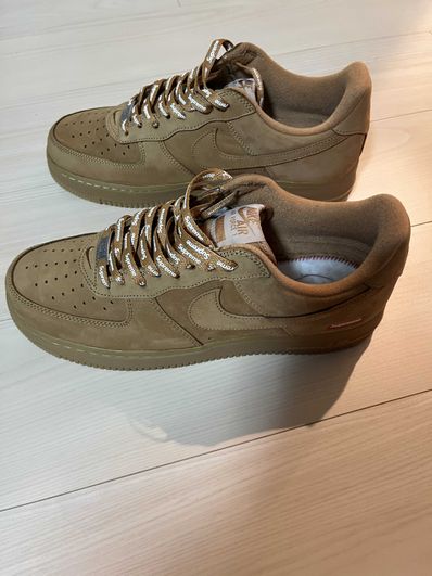 Supreme × Nike Air Force 1 Low "Flax/Wheat"