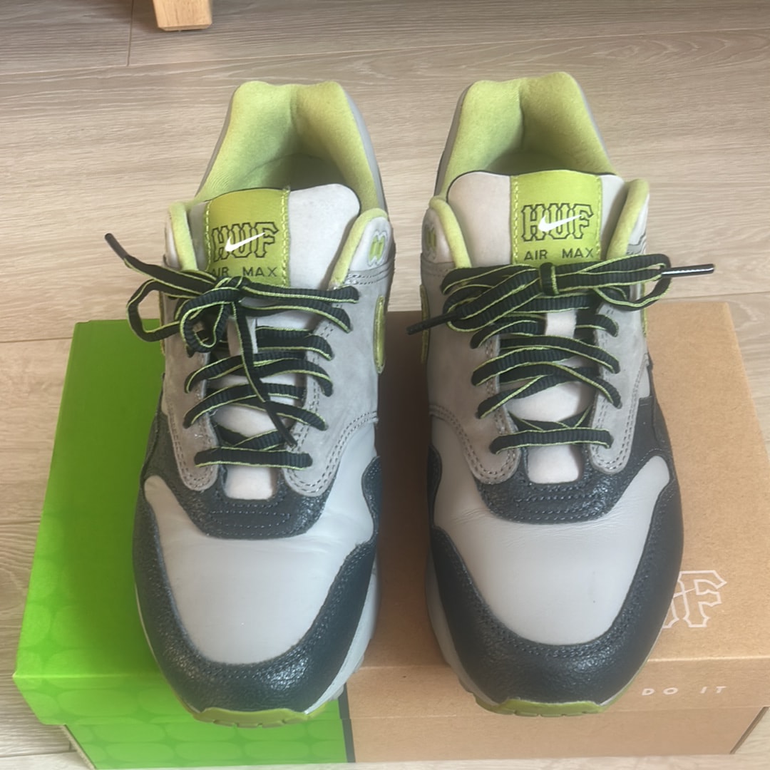 HUF × Nike Air Max 1 "Anthracite and Medium Grey"