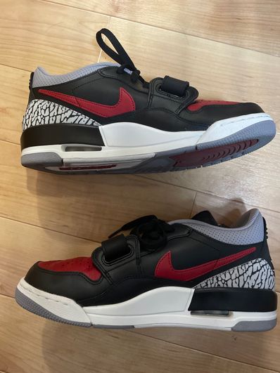 NIKE AIR JORDAN LEGACY 312 LOW BLACK/UNIVERSITY RED