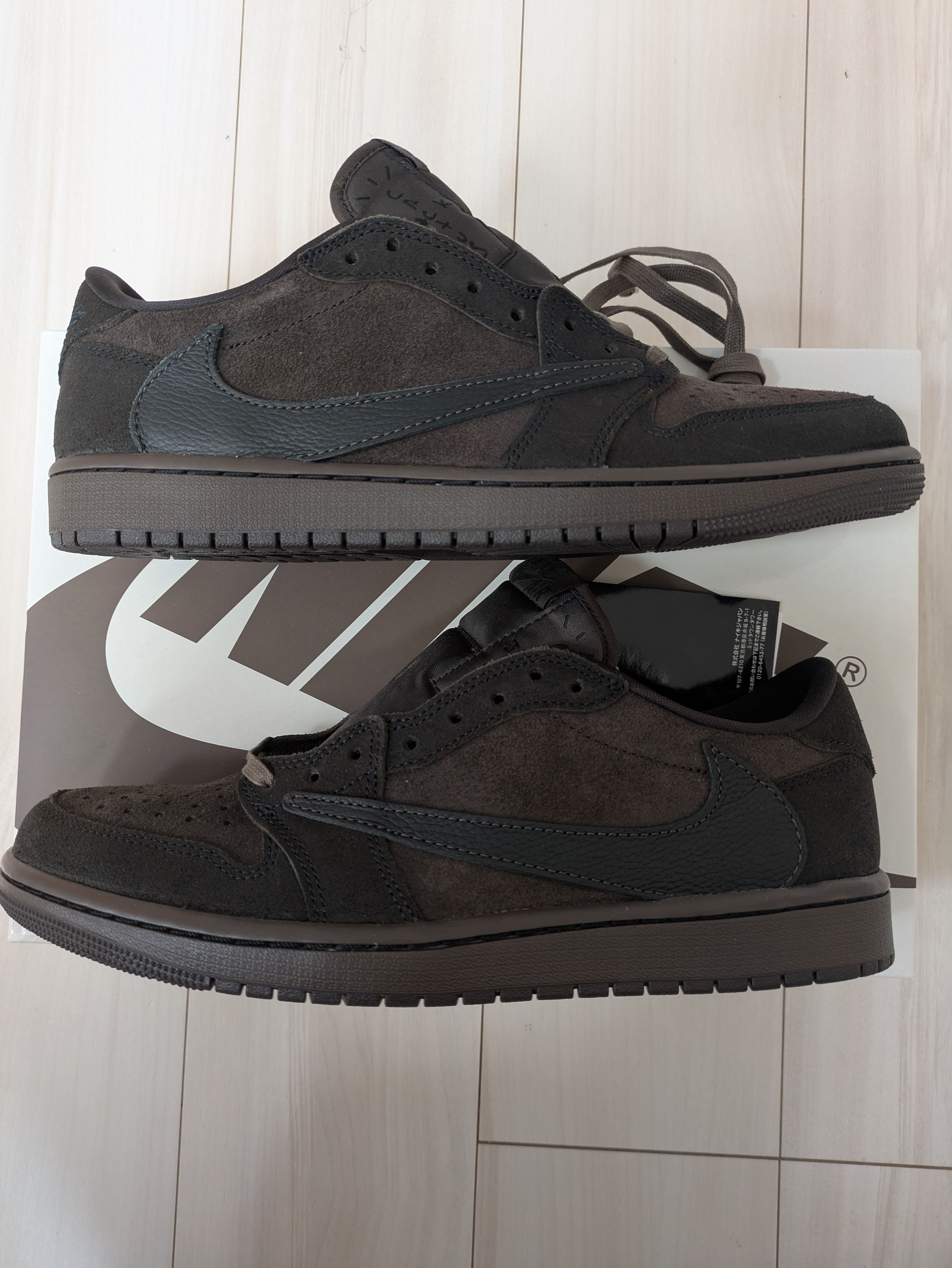 Travis Scott × Nike Air Jordan 1 Low OG SP "Velvet Brown and Dark Mocha"