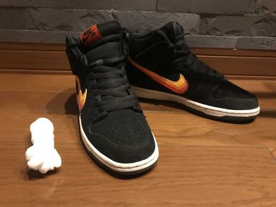 Nike SB Dunk High Pro "Black/Team Orange"