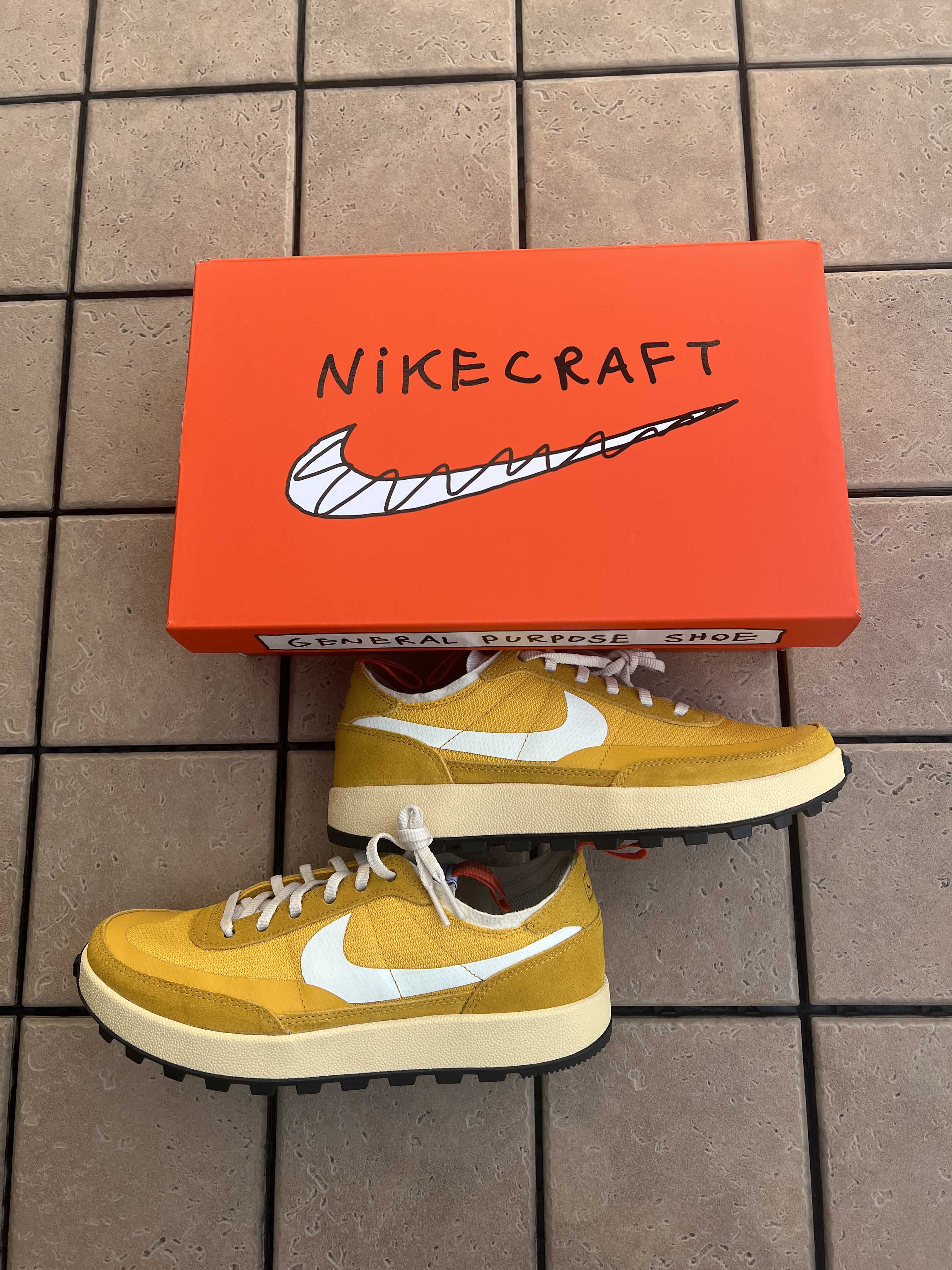 Tom Sachs × NikeCraft Women's General Purpose Shoe "Yellow / Archive"