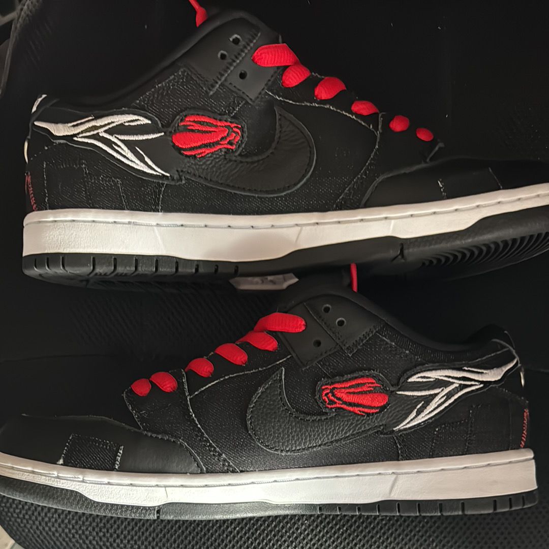 Wasted Youth × Nike SB Dunk Low "Black Denim" / VERDY