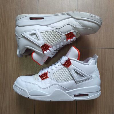 Nike Air Jordan 4 Retro "White/Team Orange"